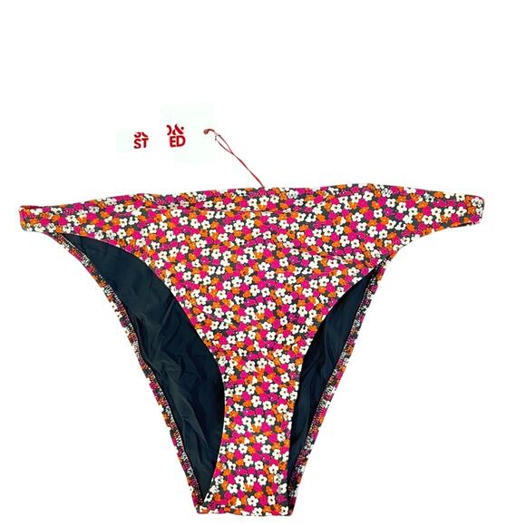 NWT Solid & Striped The Elsa Bikini Swimwear Bottom in Ditsy Floral Size Large - Picture 3 of 7
